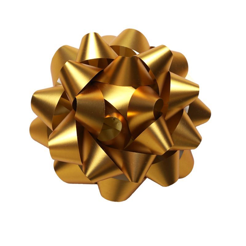 哑光立体超大星星花礼物拉花蝴蝶结圣诞节新年喜庆节日礼品盒球花